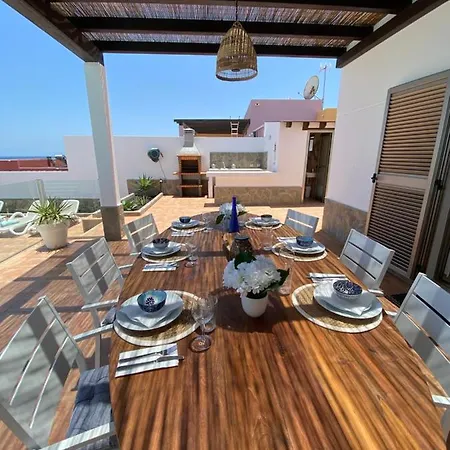 Casa Blanca Caleta - Golf & Sea Views - Private Heated Saltwater Pool - Bbq - Aircondition
